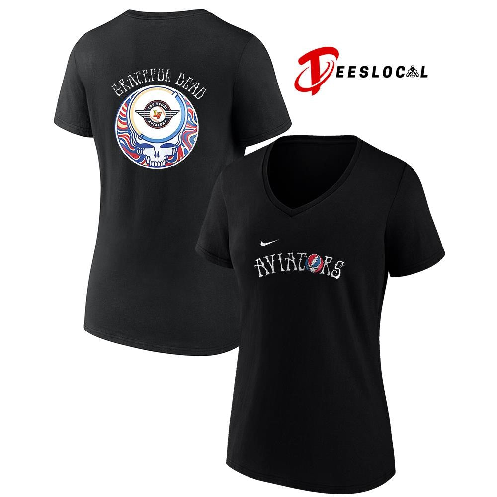 Las Vegas Aviators x Grateful Dead Triple A logo shirt Unisex