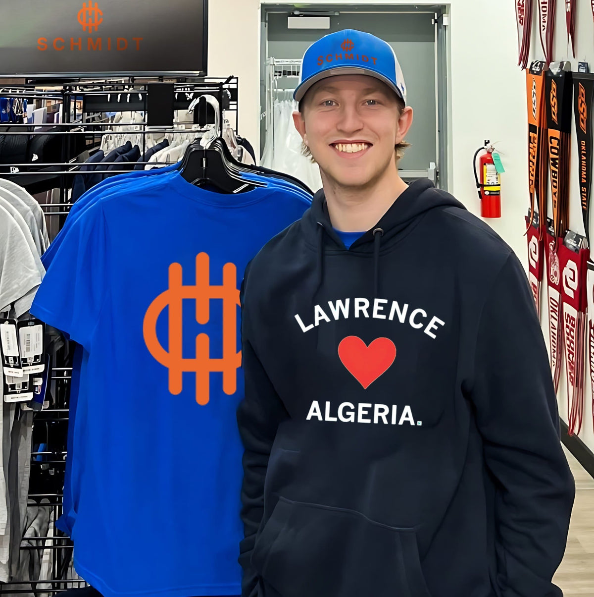 Lawrence Kansas Loves Algeria Heart City Pride shirt Unisex