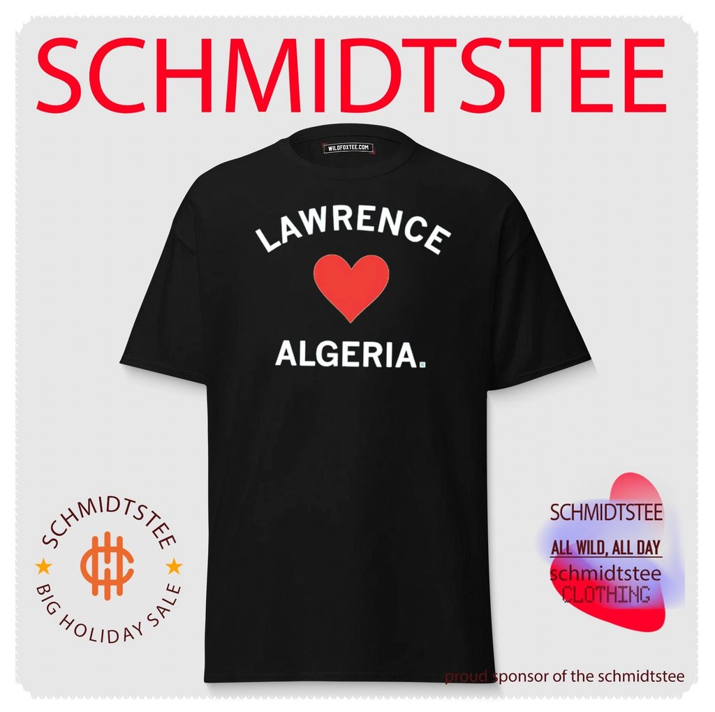 Lawrence Kansas Loves Algeria Heart City Pride shirt Unisex