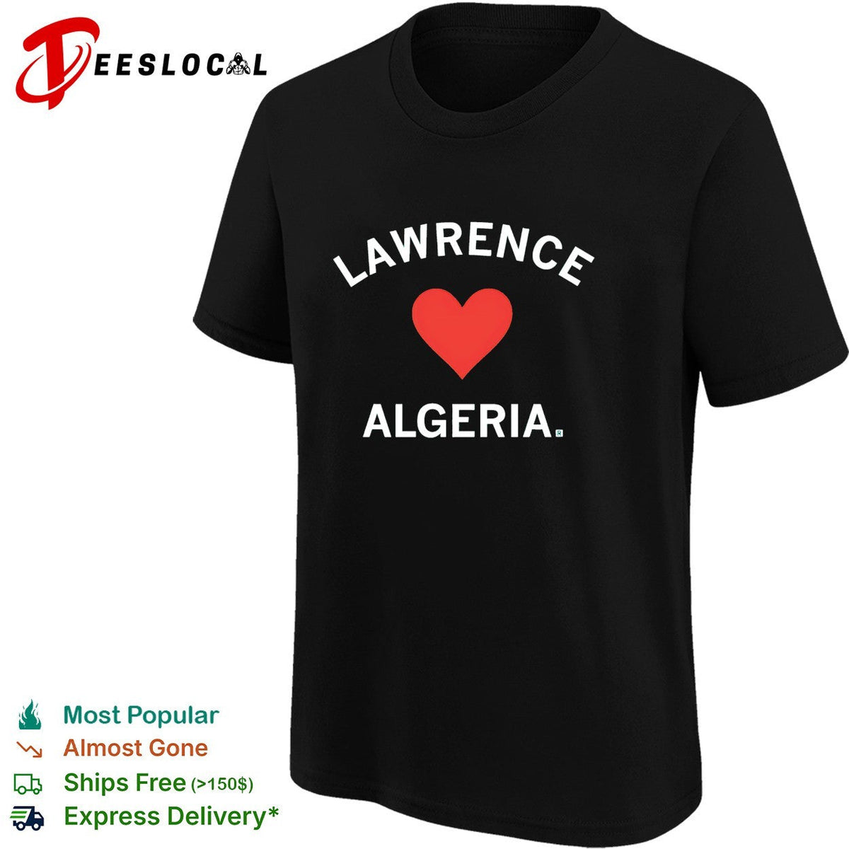Lawrence loves Algeria shirt Unisex