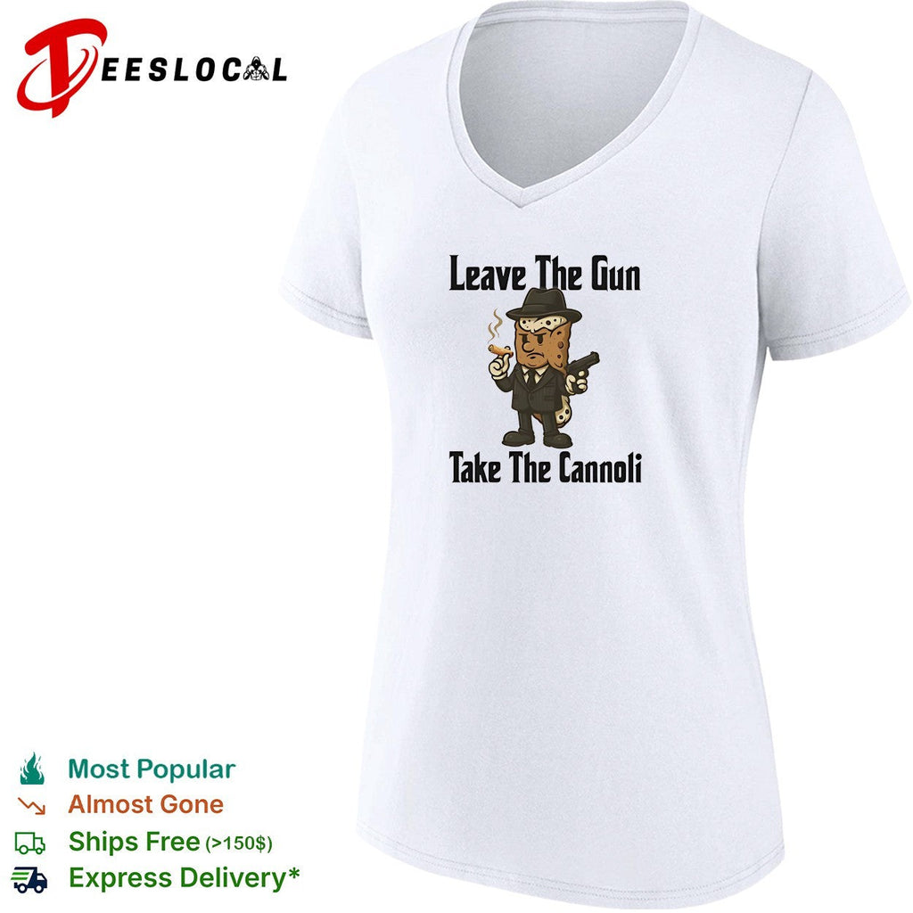 Leave the gun take the cannoli Godfather gangster quote shirt Unisex