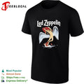 Led Zeppelin Icarus Swan Song Logo Rock Band Music Shirt Unisex