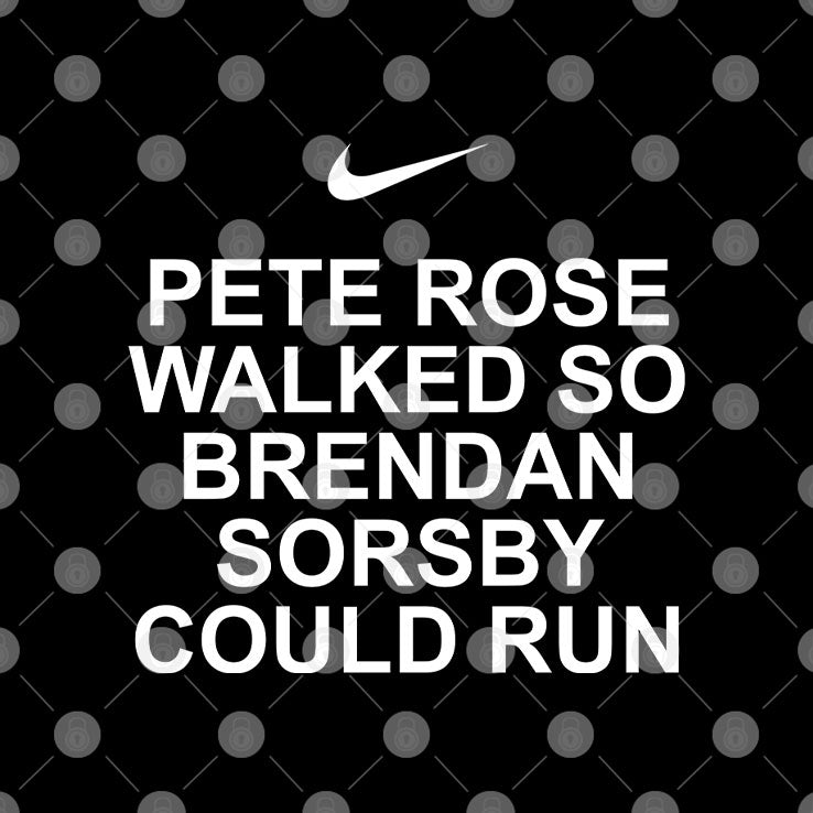 Legalize Horns Down Pete Rose Walked So Brendan Sorsby Could Run Shirt Unisex