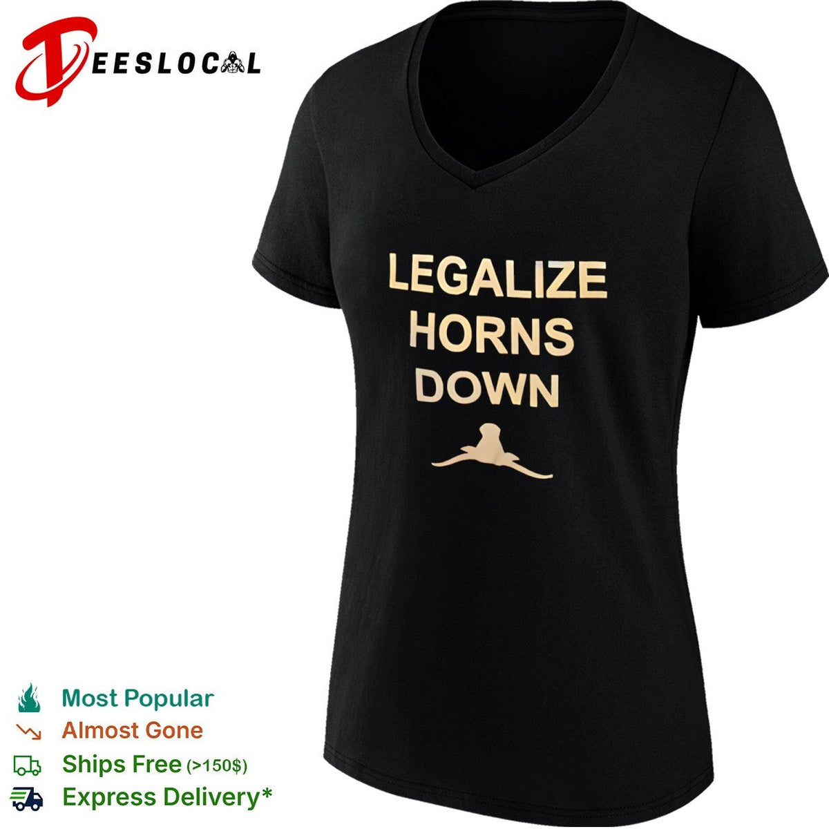Legalize Horns Down Texas Longhorns NCAA Football Big 12 Conference rivalry shirt Unisex