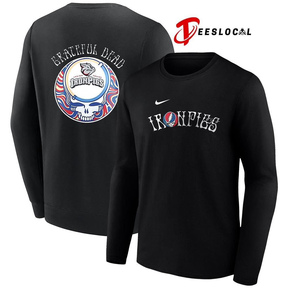 Lehigh Valley Ironpigs x Grateful Dead Triple A logo shirt Unisex