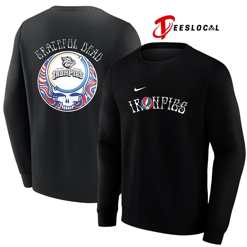 Lehigh Valley Ironpigs x Grateful Dead Triple A logo shirt Unisex
