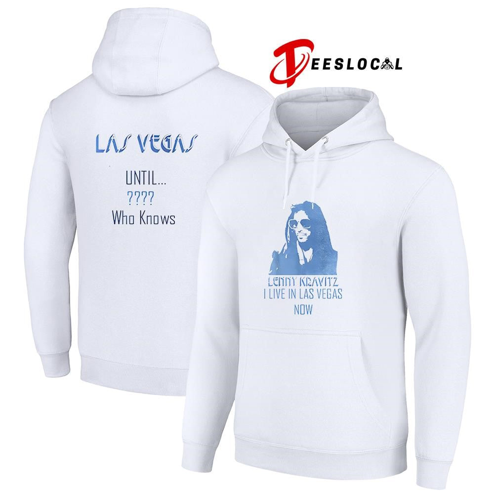 Lenny Kravitz I live in Las Vegas now until who knows portrait shirt Unisex