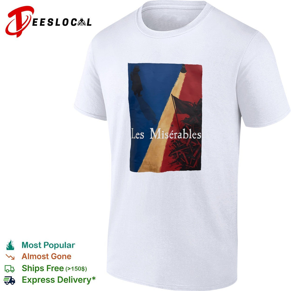 Les Miserables barricade shirt Unisex