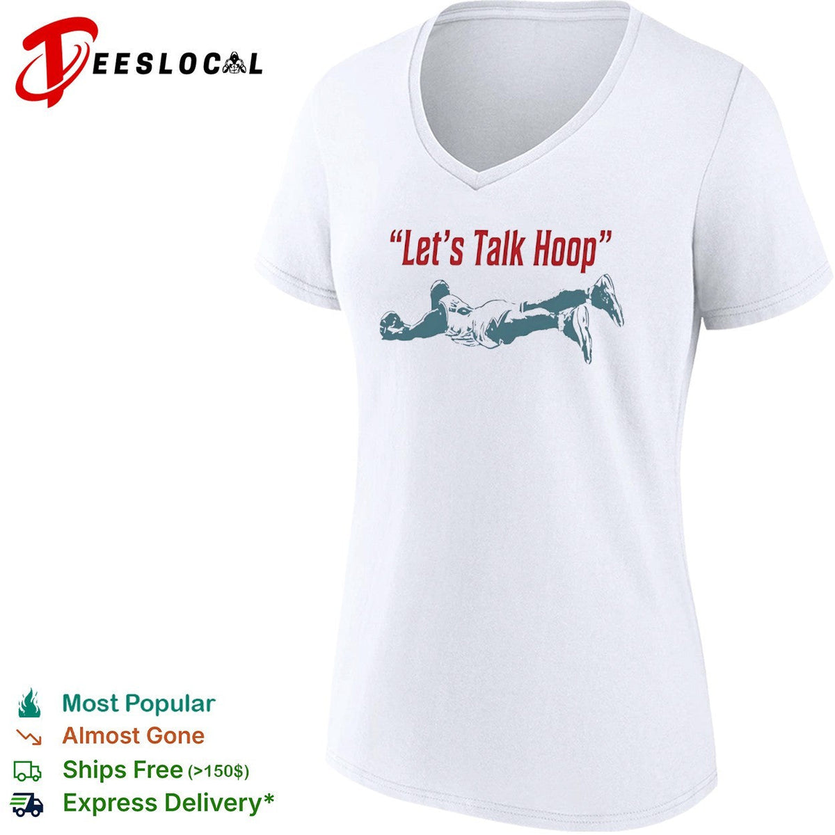 Let’s Talk Hoop NBA basketball shirt Unisex