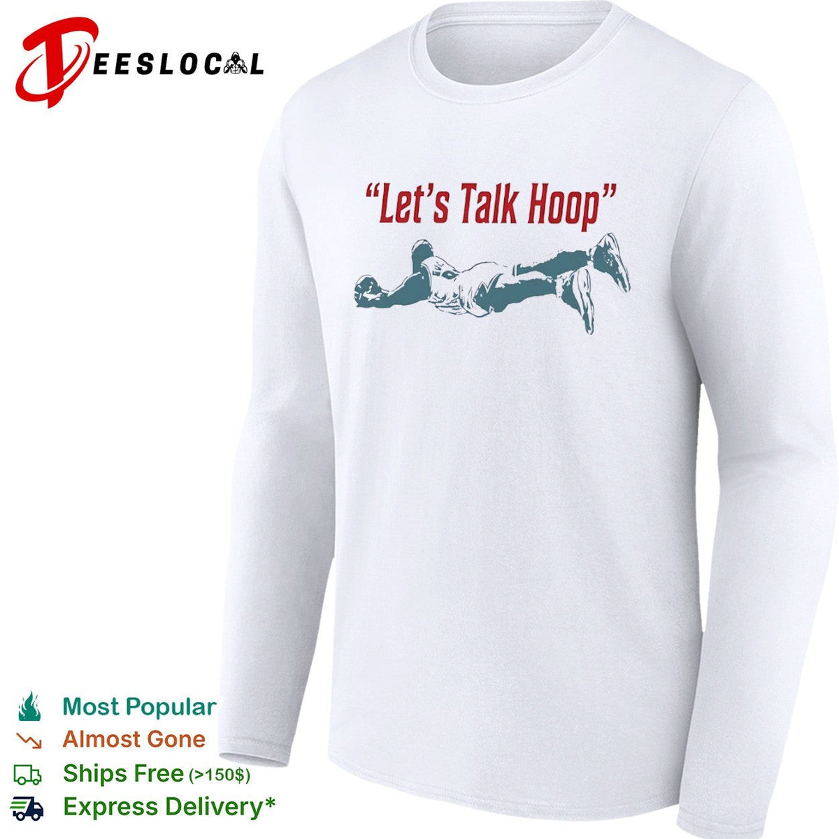 Let’s Talk Hoop NBA basketball shirt Unisex