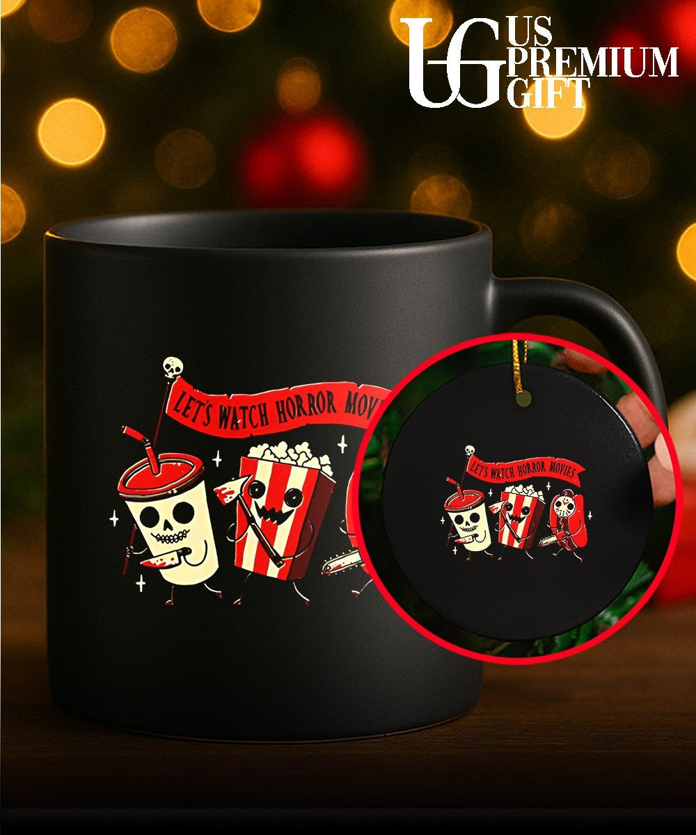 Let’s Watch Horror Movies funny shirt Unisex