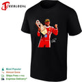 Lewis Hamilton Ferrari HP sponsor trophy podium triumphant moment photo art shirt Unisex