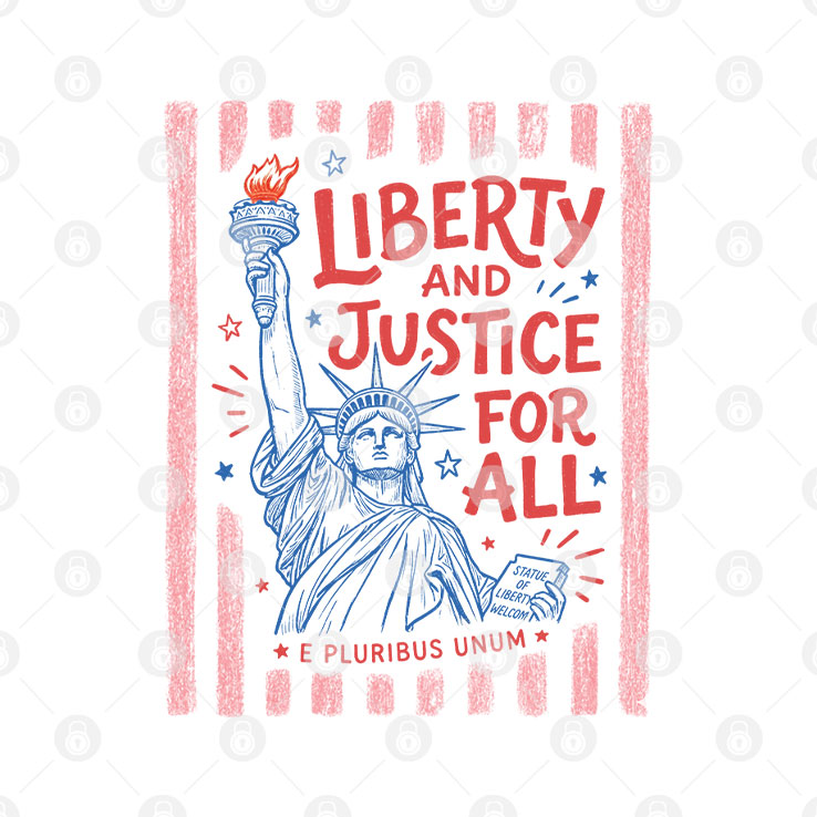 Liberty And Justice For All T Shirt Unisex