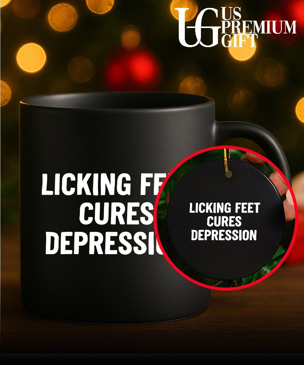 Licking Feet Cures Depression shirt Unisex