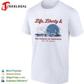 Life Liberty and the Pursuit of Happiness Then Now Always Statue of Liberty shirt Unisex