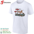 Life is prettier than it may seem fawn and rabbits nature meadow forest scene shirt Unisex
