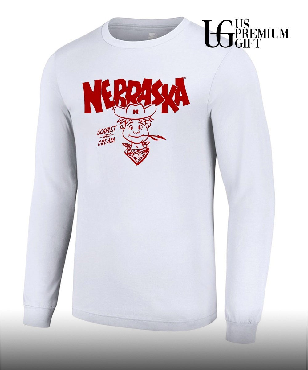 Lil Red Nebraska Cornhuskers NCAA Nebraska Scarlet and Cream shirt Unisex