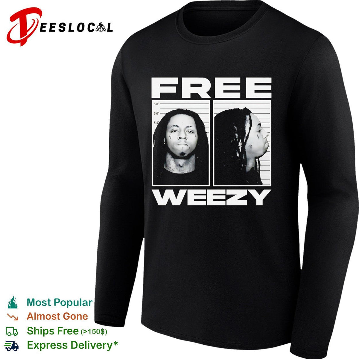 Lil Wayne Mugshot Shirt Unisex