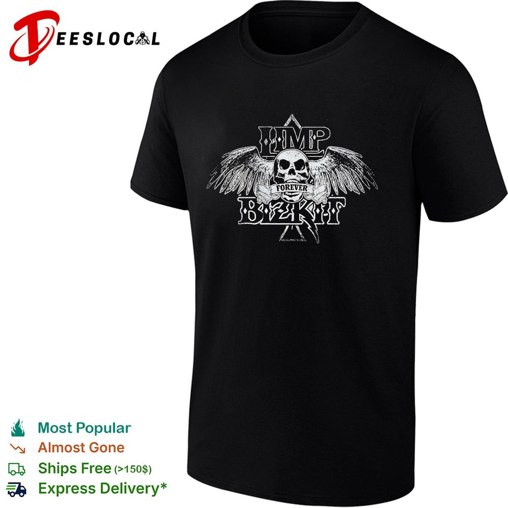 Limp Bizkit Skull and Wings 2026 Tour Forever Spade vintage shirt Unisex