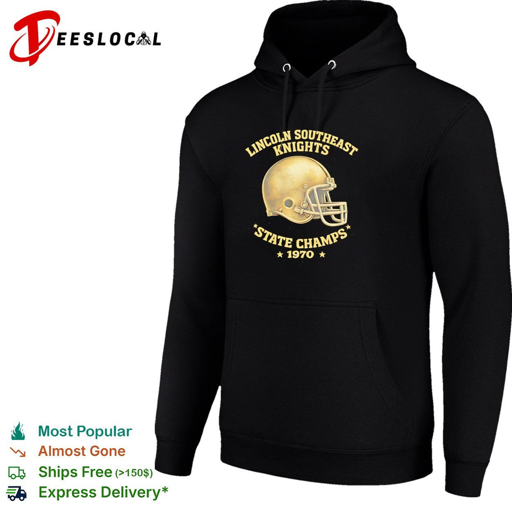 Lincoln Southeast Knights 1970 State Champs Football Helmet shirt Unisex