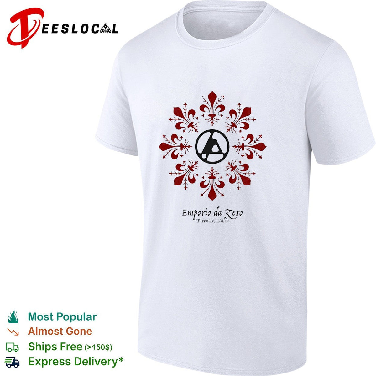 Linkin Park Firenze Italia Emporio Da Zero Flower logo shirt Unisex