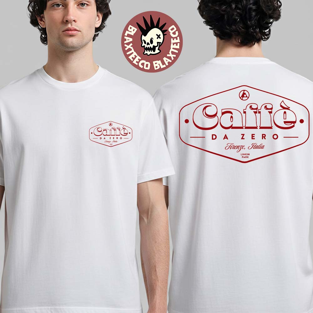 Linkin Park Florence Italy 2026 Pop Up Shop Merch Blind Bag Caffe Da Zero White Unisex