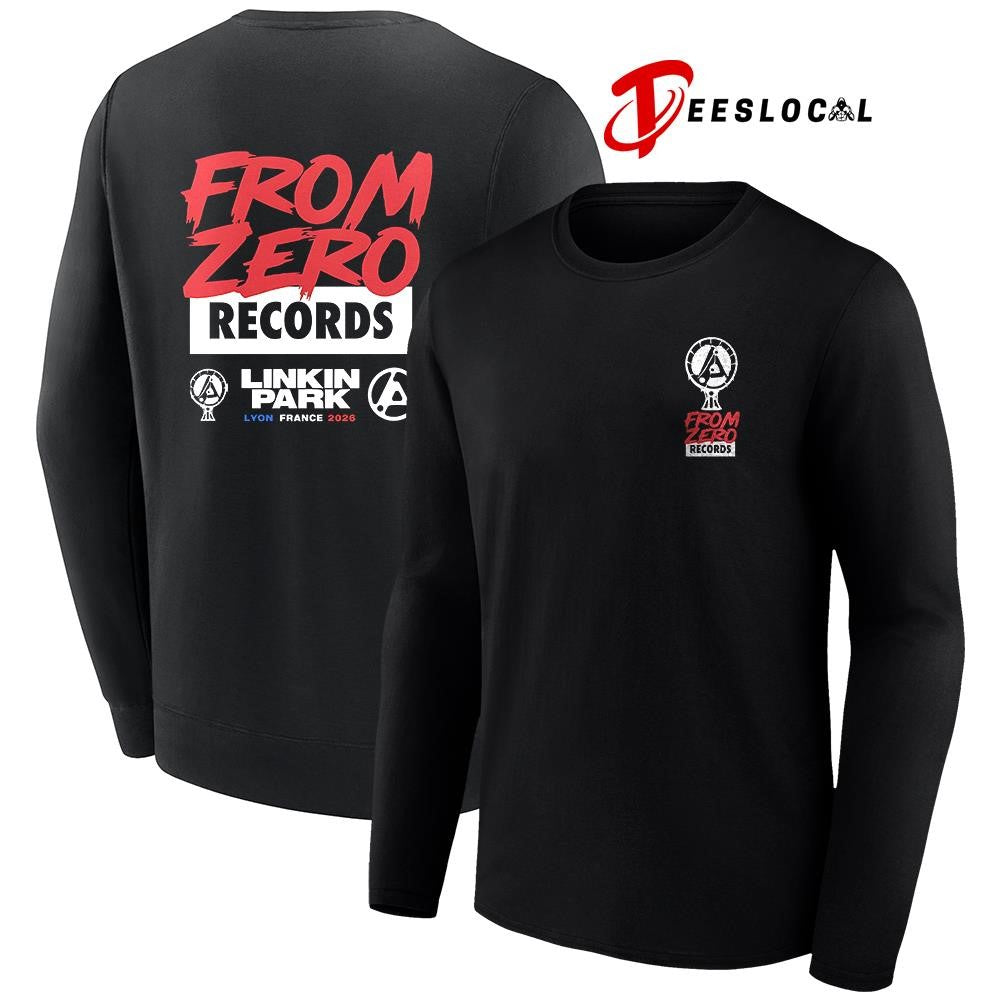 Linkin Park From Zero Records Lyon France pop up shirt Unisex
