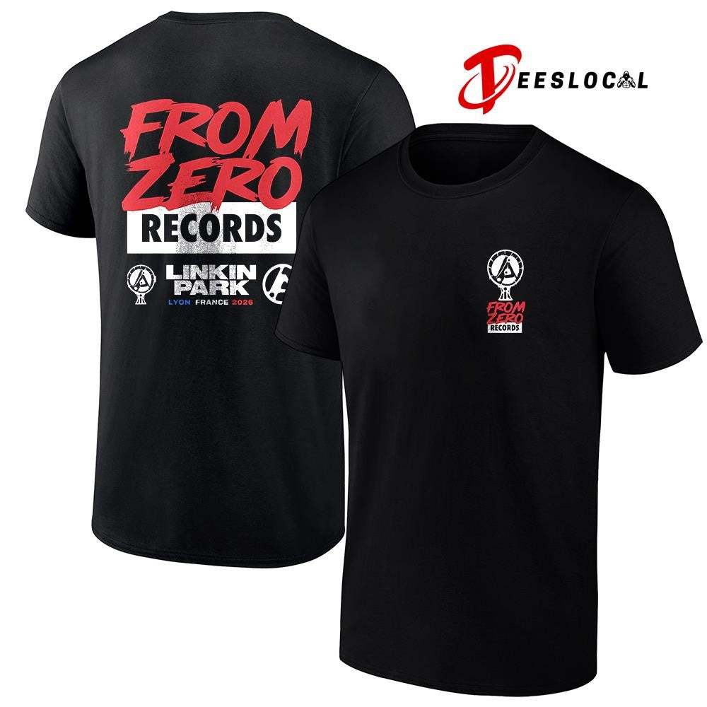 Linkin Park From Zero Records Lyon France pop up shirt Unisex