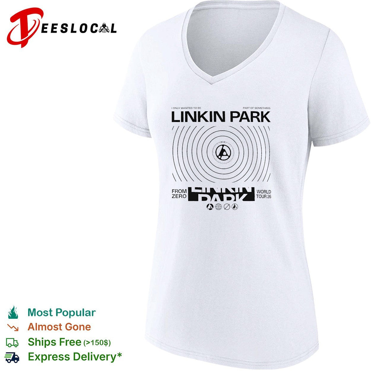 Linkin Park From Zero World Tour 2026 I only wanted to be Europe And UK shirt Unisex