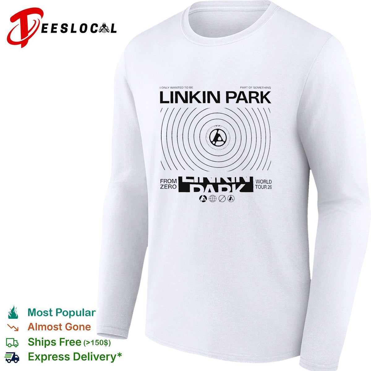Linkin Park From Zero World Tour 2026 I only wanted to be Europe And UK shirt Unisex