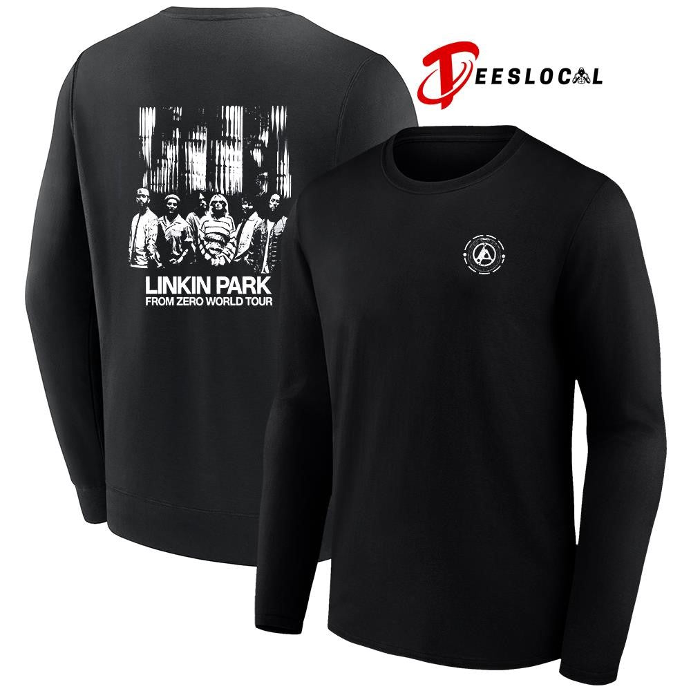 Linkin Park From Zero World tour Europe And UK haftone portrait shirt Unisex