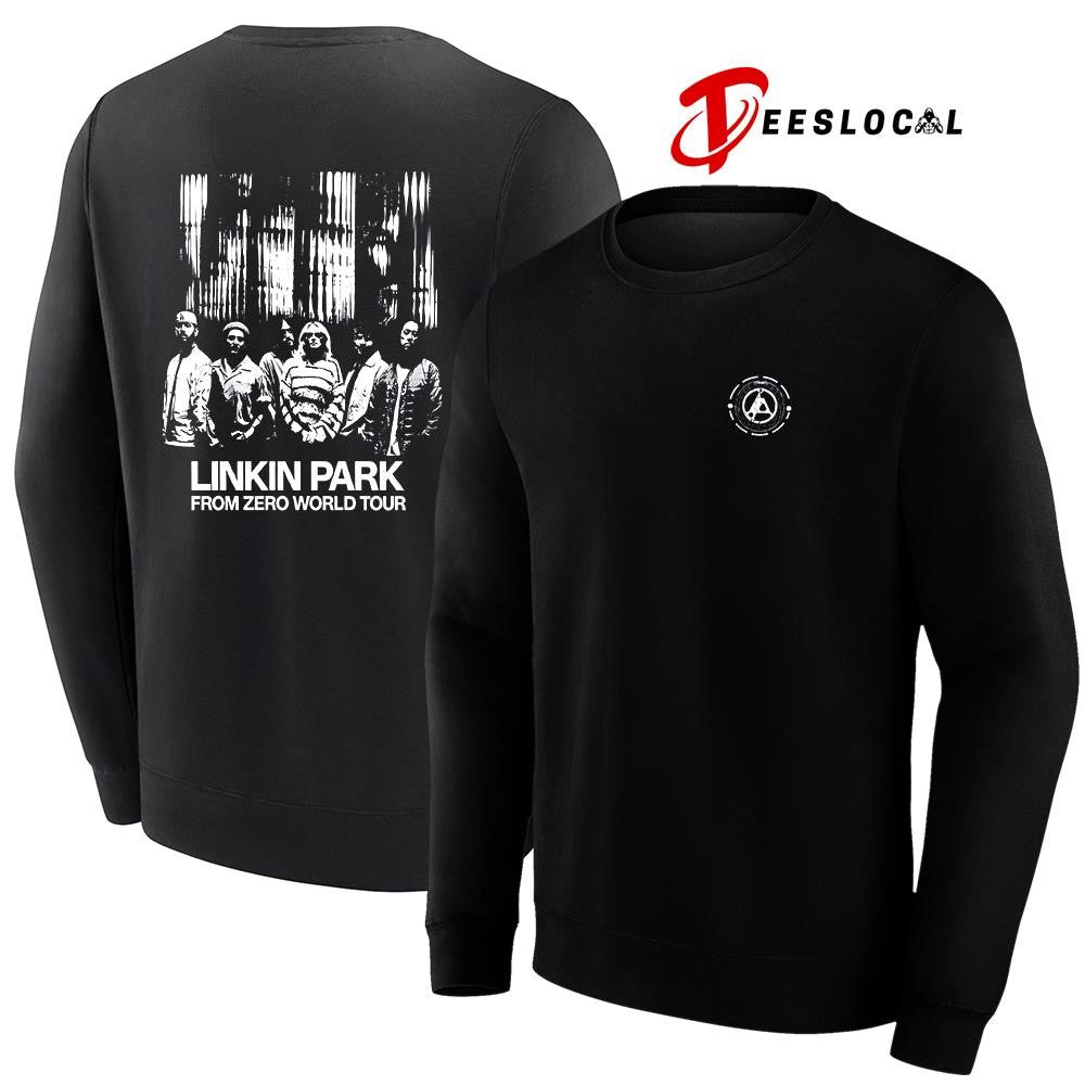 Linkin Park From Zero World tour Europe And UK haftone portrait shirt Unisex