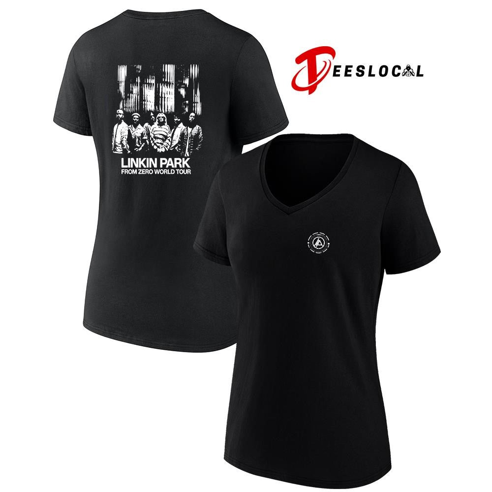 Linkin Park From Zero World tour Europe And UK haftone portrait shirt Unisex