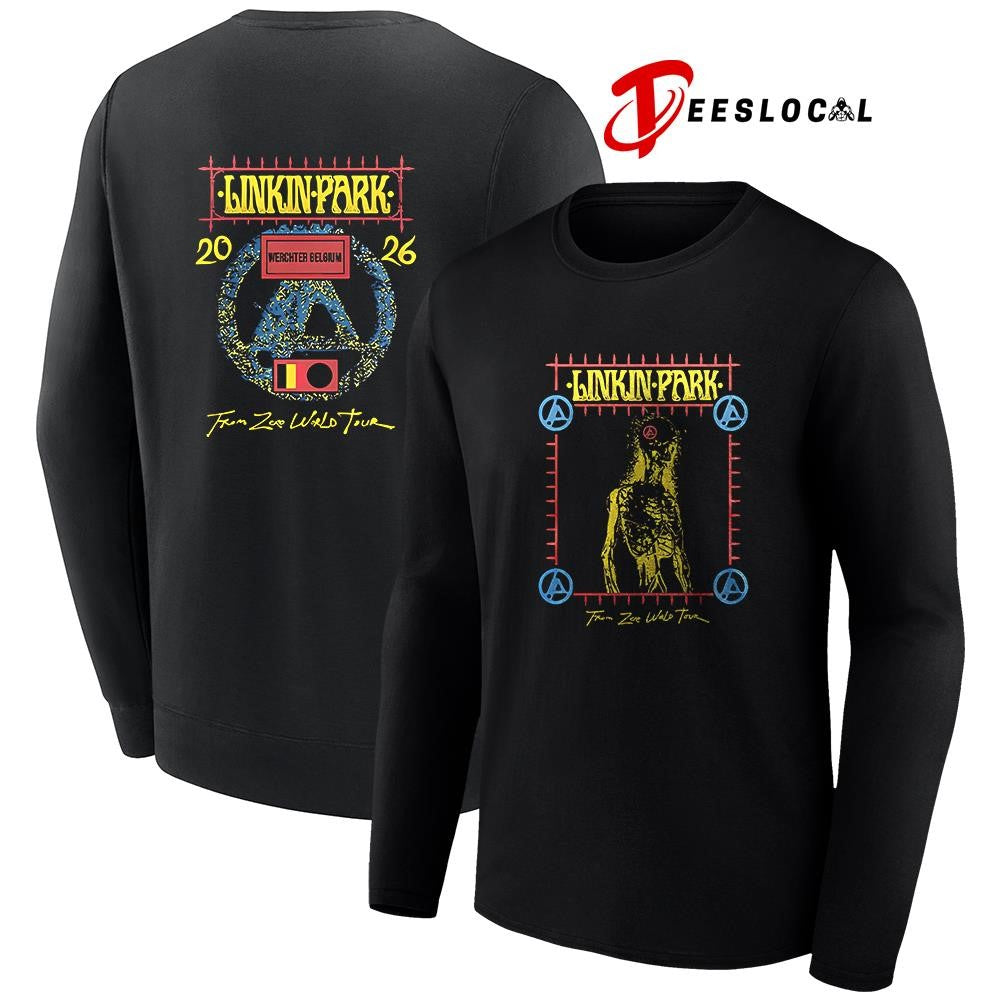 Linkin Park From Zero work tour Werchter Belgium logo shirt Unisex