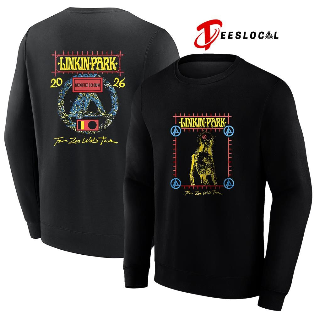 Linkin Park From Zero work tour Werchter Belgium logo shirt Unisex
