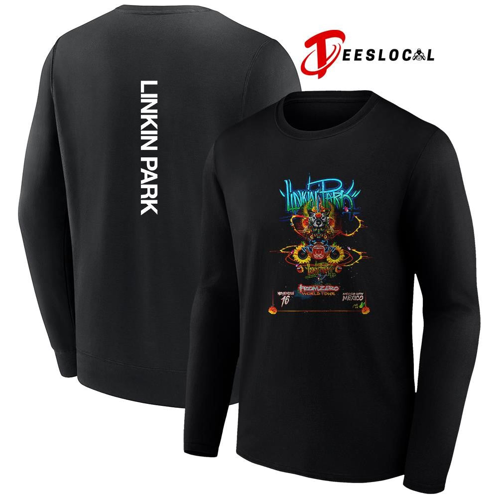 Linkin Park From Zero world tour Mexico city poster shirt Unisex