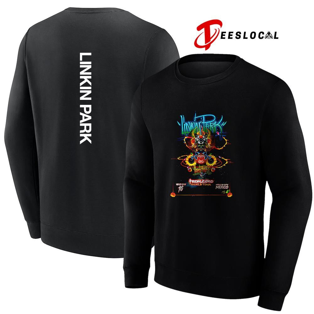 Linkin Park From Zero world tour Mexico city poster shirt Unisex
