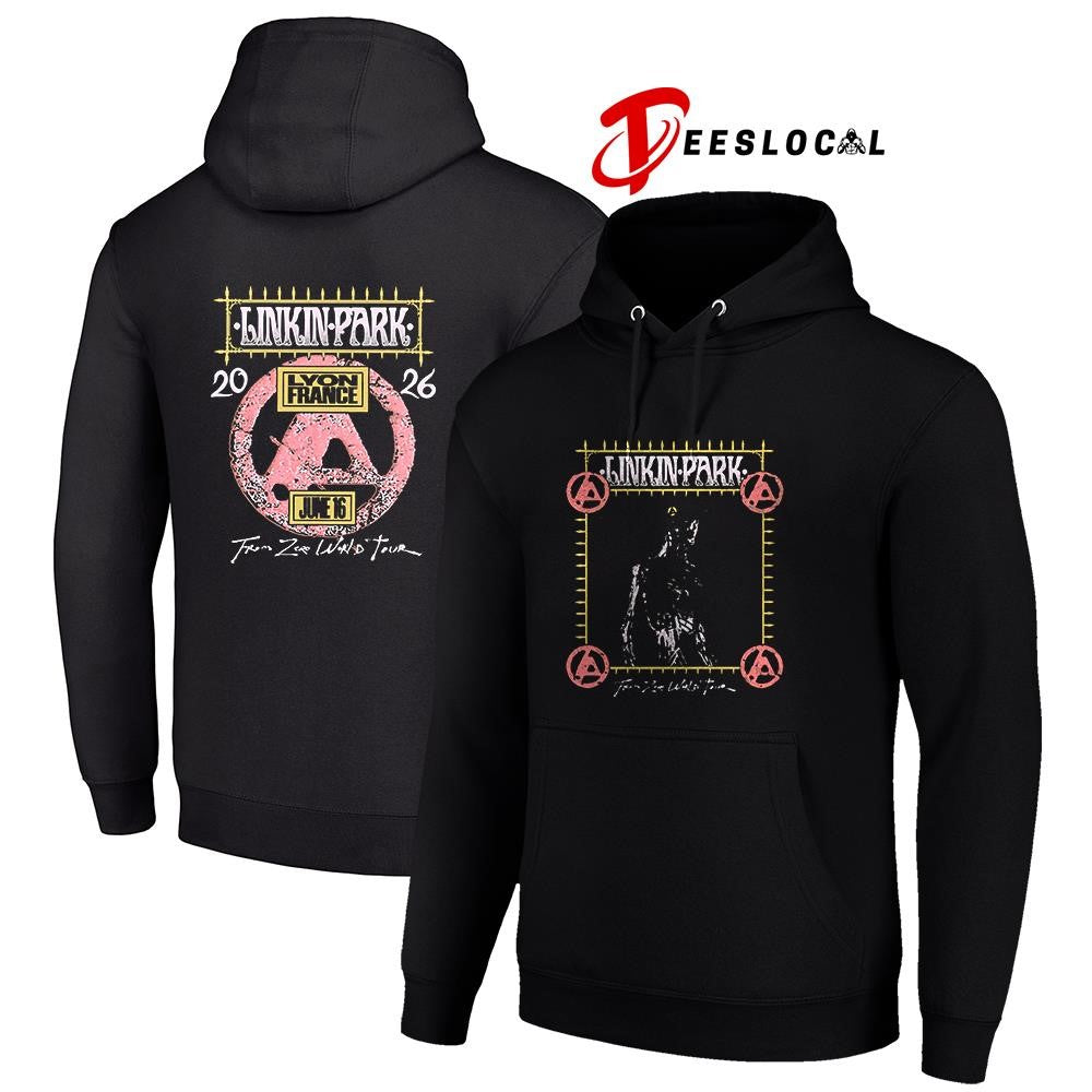 Linkin Park Lyon France exclusive city event Groupama stadium logo shirt Unisex