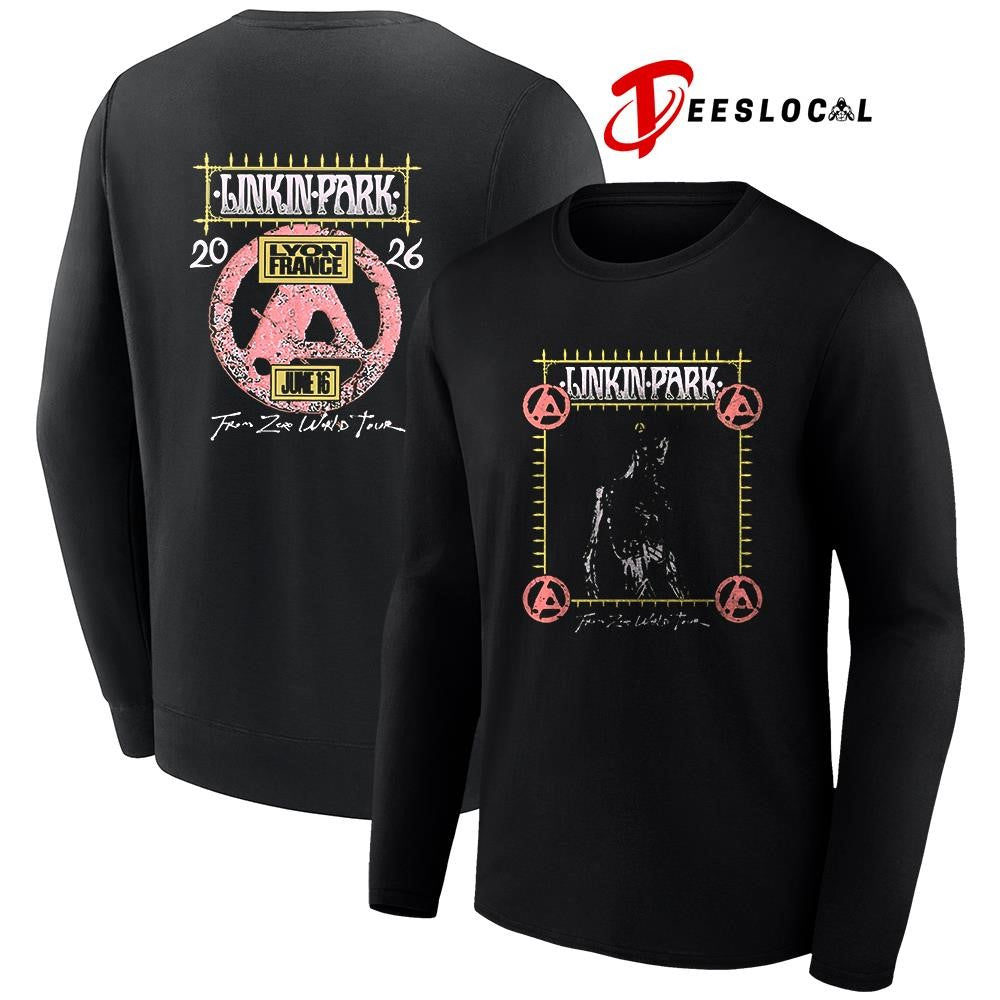 Linkin Park Lyon France exclusive city event Groupama stadium logo shirt Unisex