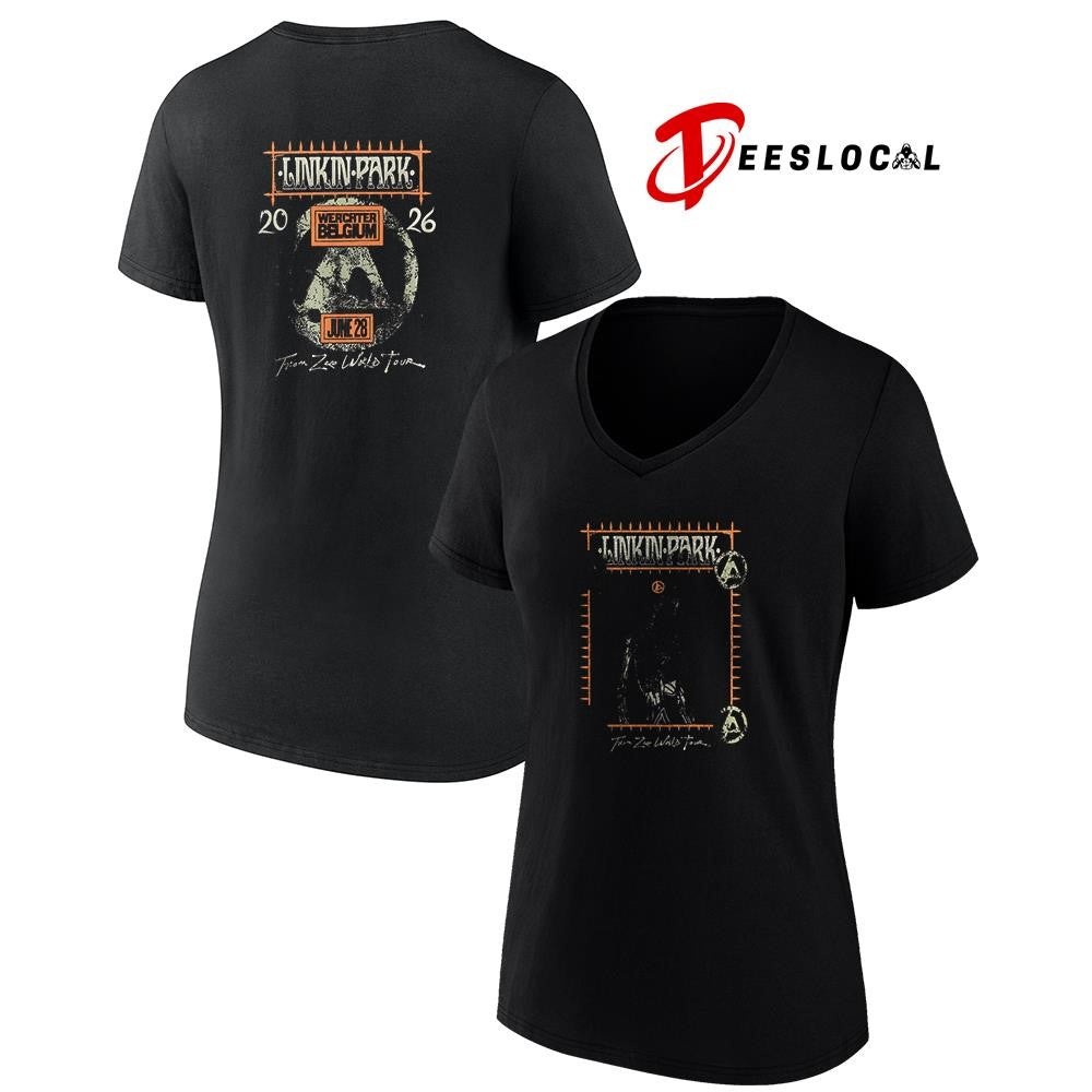 Linkin Park Werchter Belgium From Zero City Werchter Parklife graphic shirt Unisex