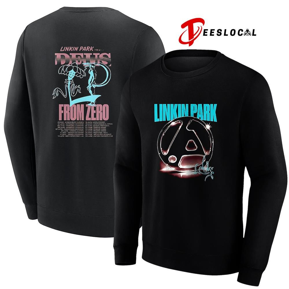 Linkin Park X Deus Ex Machina Download festival Donington Park UK big logo shirt Unisex