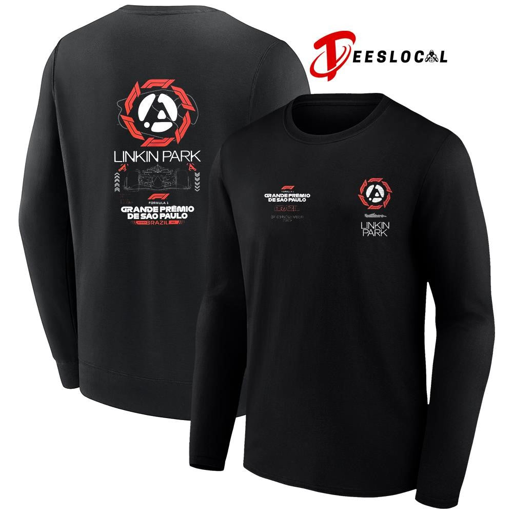Linkin Park X F1 Grande Premio De Sao Paulo Brazil graphic shirt Unisex