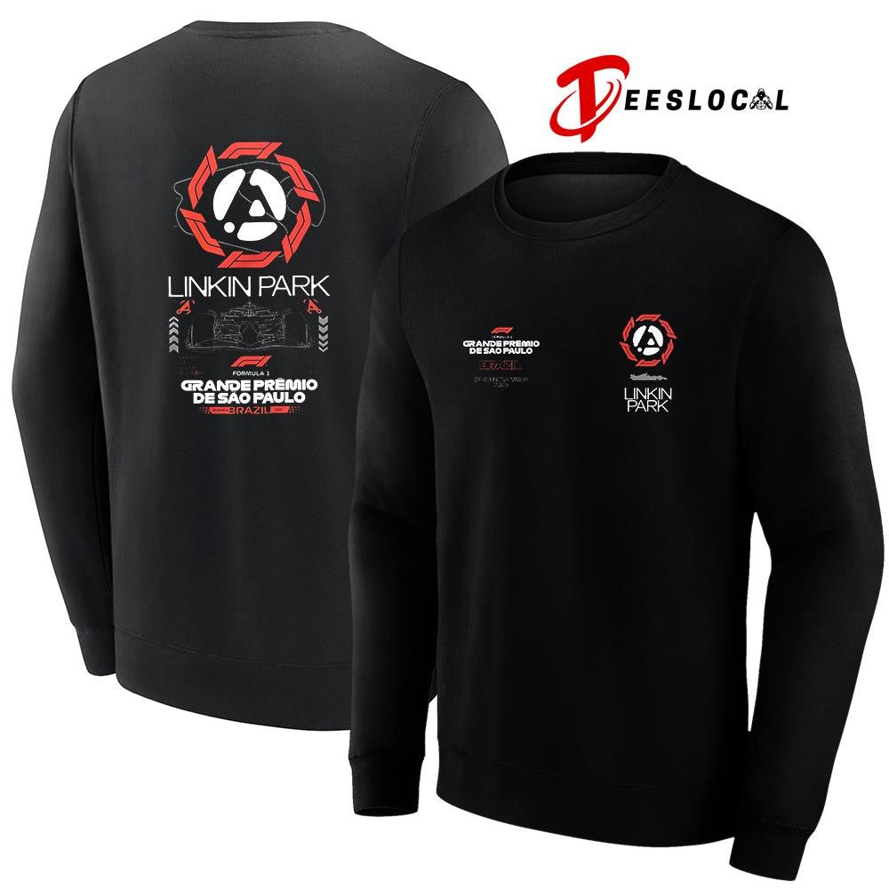 Linkin Park X F1 Grande Premio De Sao Paulo Brazil graphic shirt Unisex