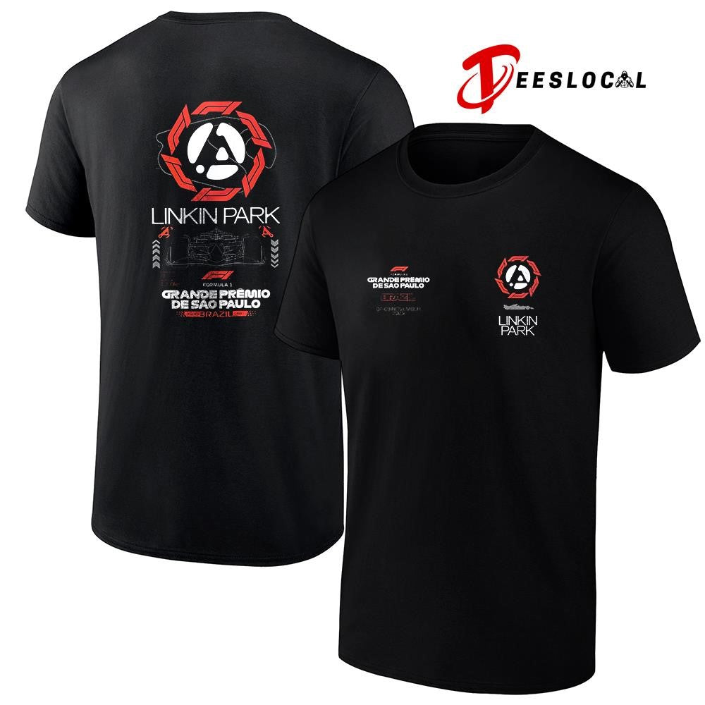 Linkin Park X F1 Grande Premio De Sao Paulo Brazil graphic shirt Unisex