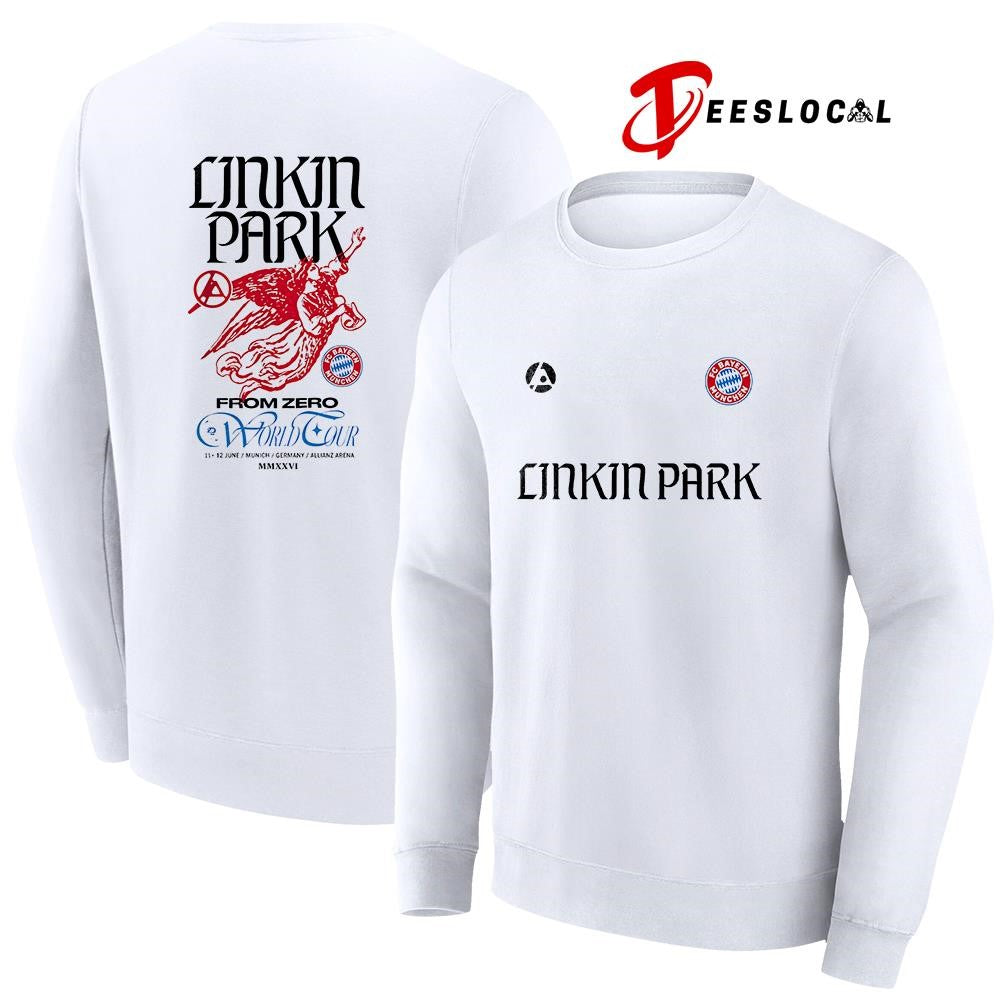Linkin Park x FC Bayern Munchen From Zero world tour graphic shirt Unisex