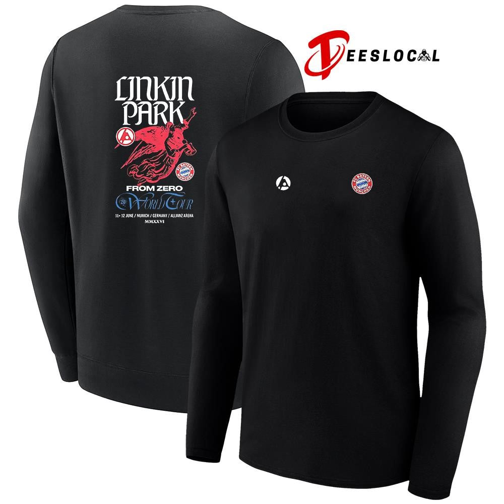 LinkinParkxFCBayernMunchenFromZeroworldtourMunchenDeutschlandgraphicshirt Unisex
