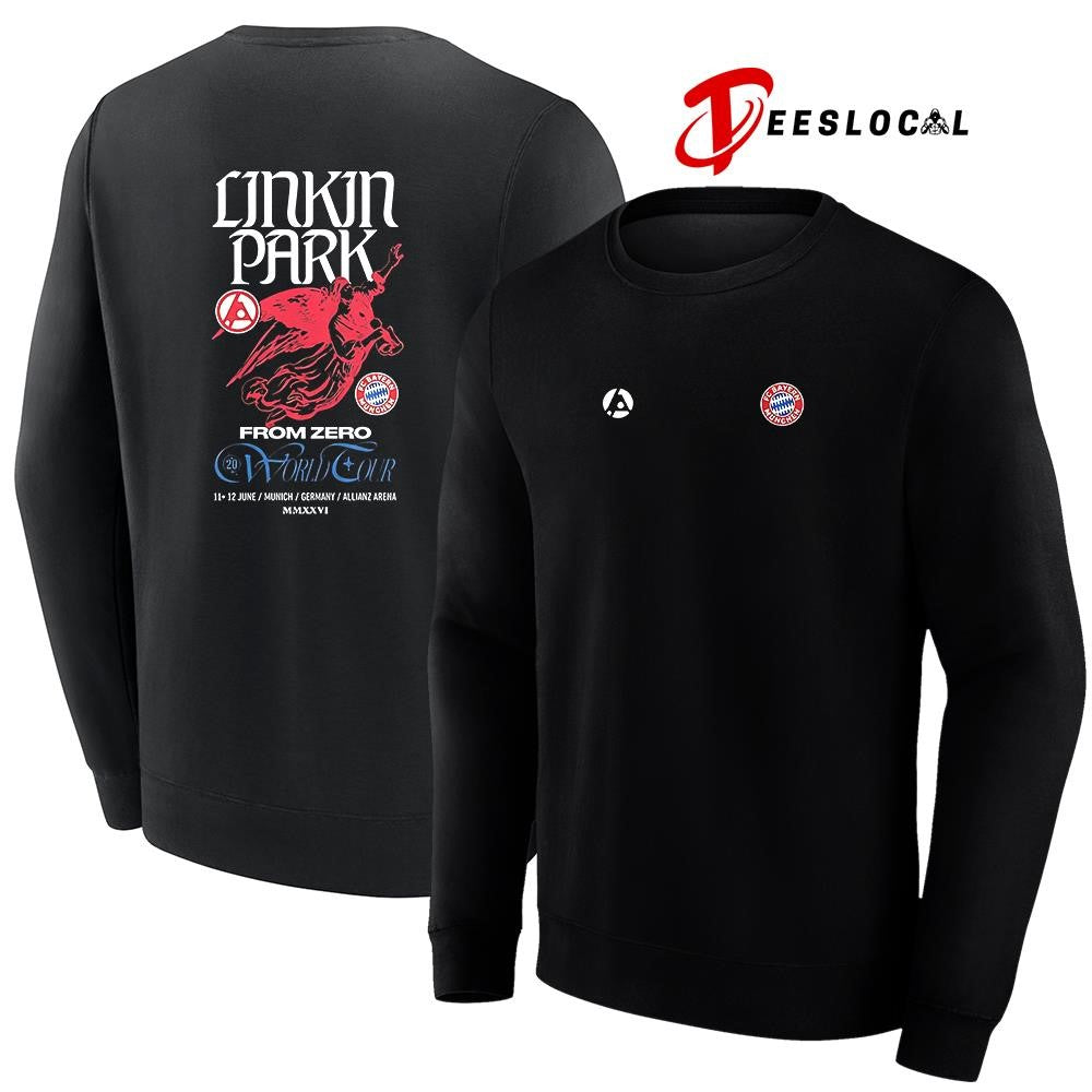 LinkinParkxFCBayernMunchenFromZeroworldtourMunchenDeutschlandgraphicshirt Unisex