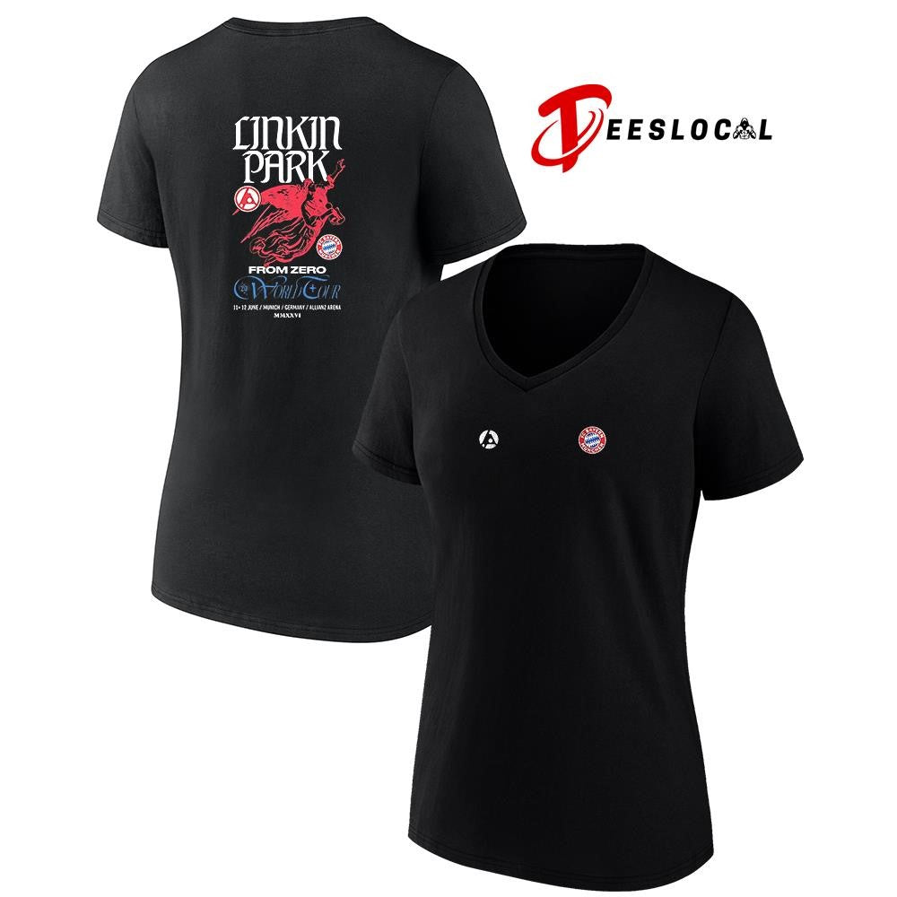LinkinParkxFCBayernMunchenFromZeroworldtourMunchenDeutschlandgraphicshirt Unisex
