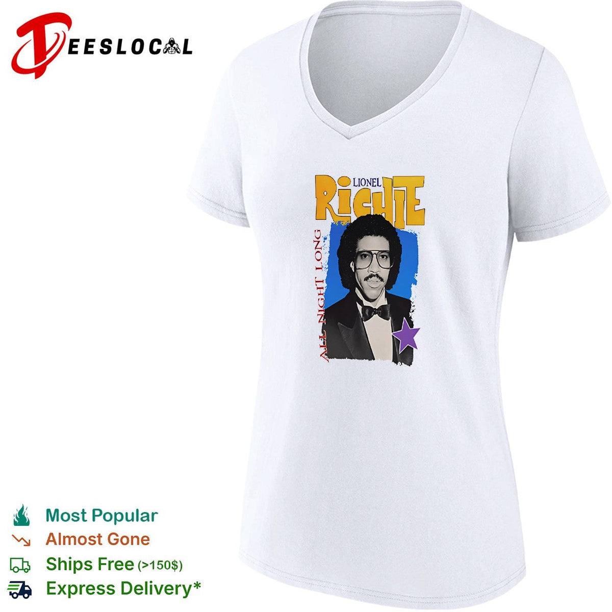 Lionel Richie all night long portrait shirt Unisex