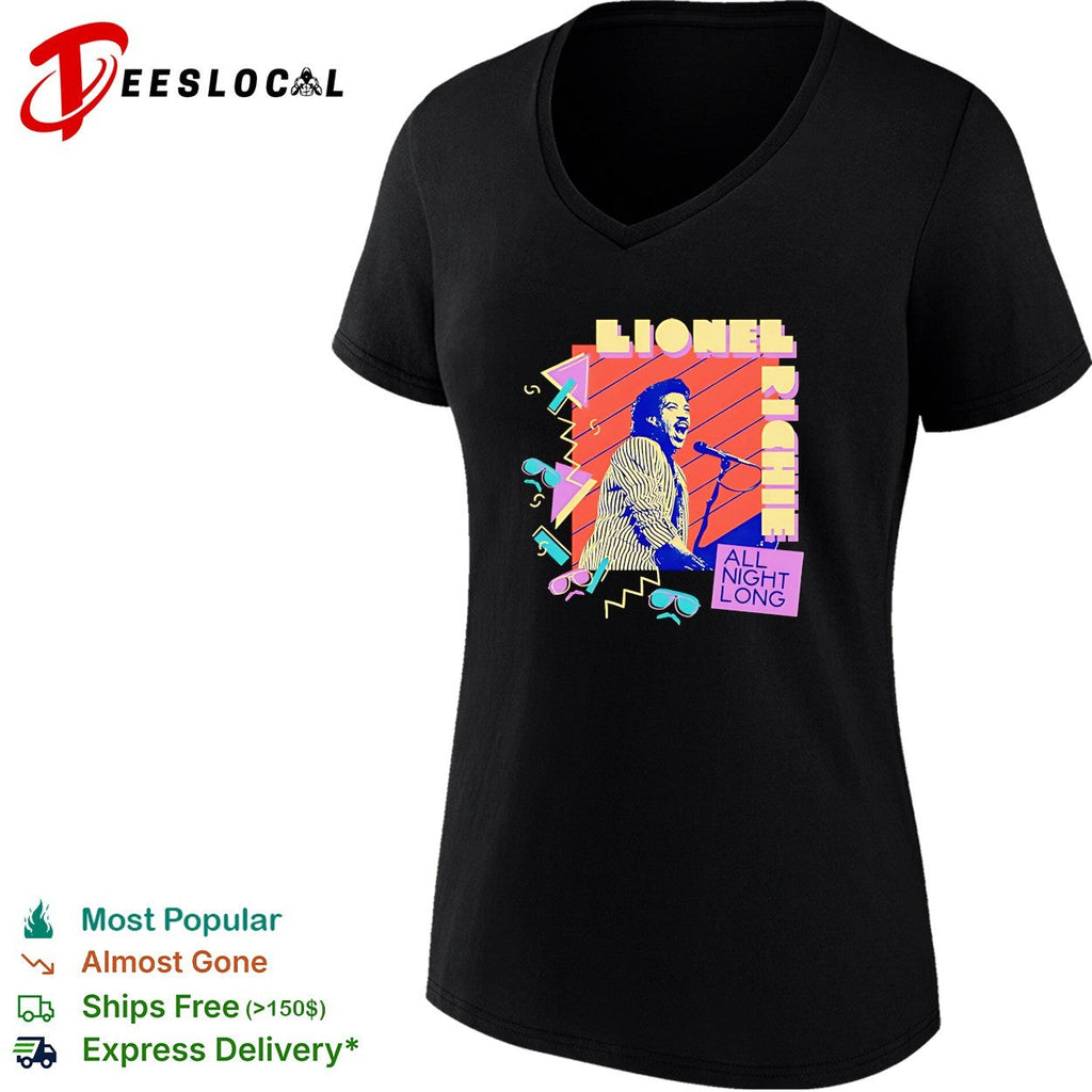 Lionel Richie all night long retro shirt Unisex